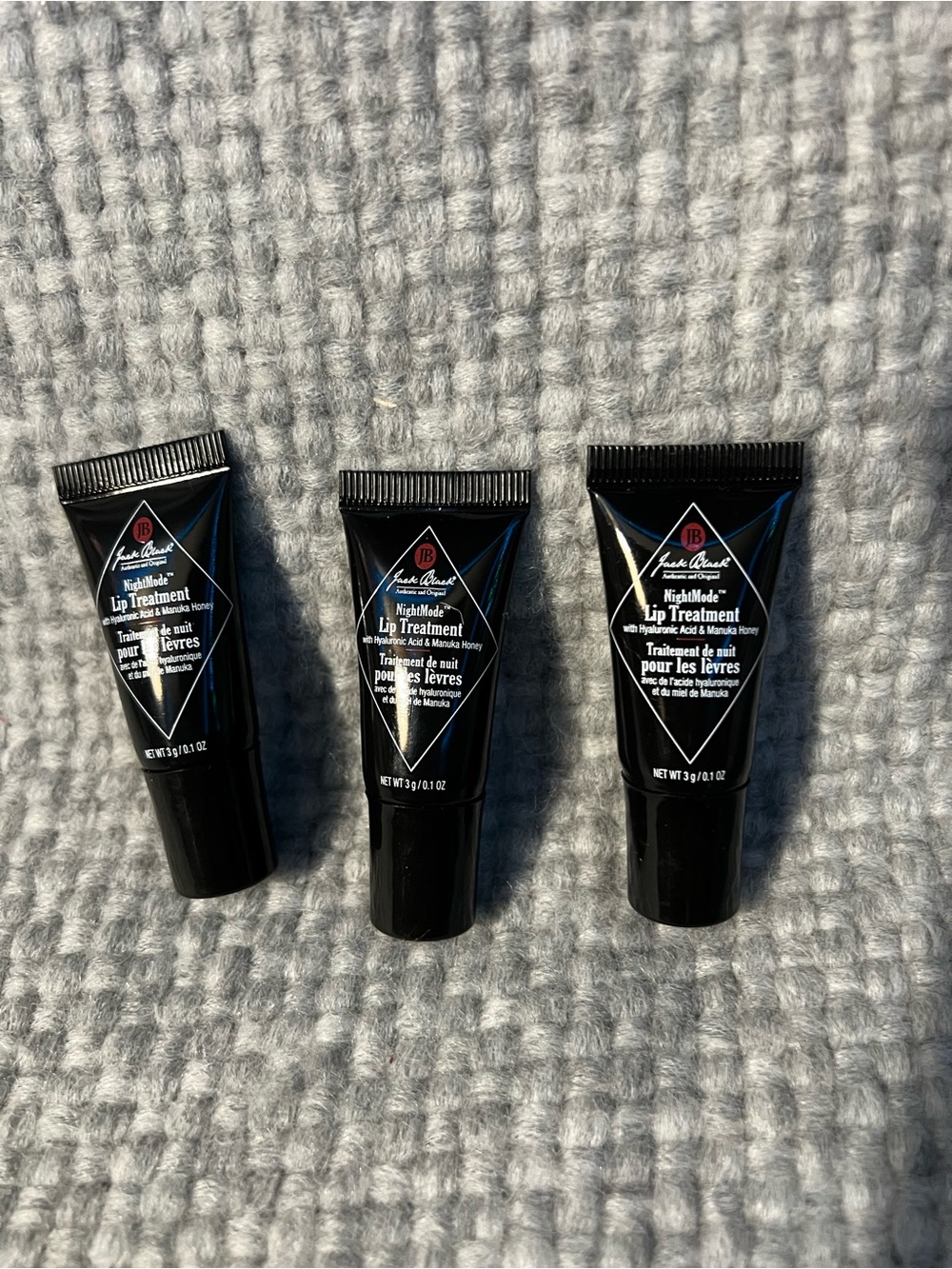 Set of 3: Jack Black NightMode Lip Treatment (0.1oz each)